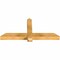 Ekena Millwork Eugene Rough Sawn Timber Gable Bracket, Western Red Cedar, 48"W x 22"H x 4"D x 4"F, 11/12 Pitch GBW048X22X0404EUG00RWR - alternate 3